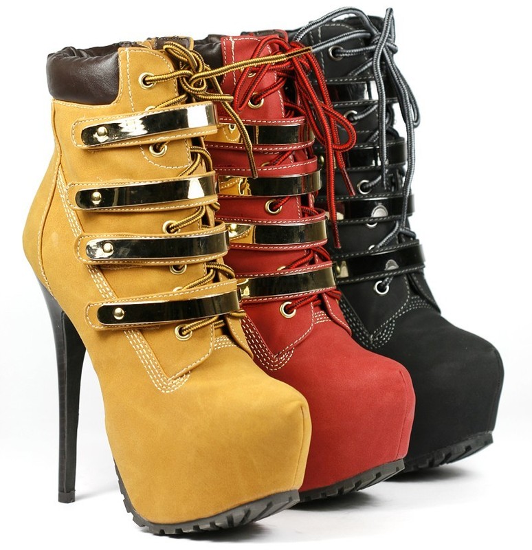 tims with heels